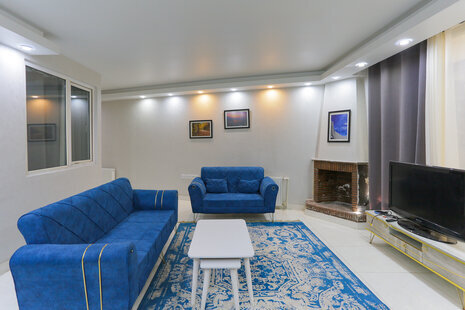 آپارتمان مبله تکخواب همکف حیاط سبز در نیاوران