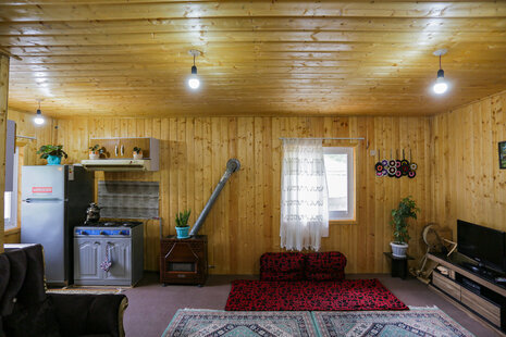 کلبه چوبی جنگلی تکخواب در ماسال