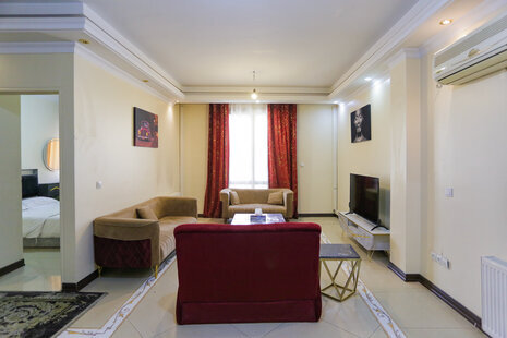 آپارتمان مبله دوخواب واحد 9 در اقدسیه