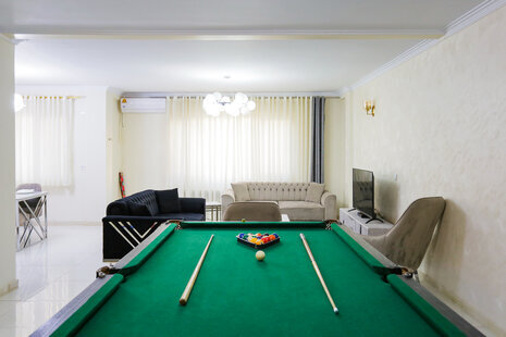 آپارتمان مبله دو خواب باران بیلیارد دار در سعادت آباد