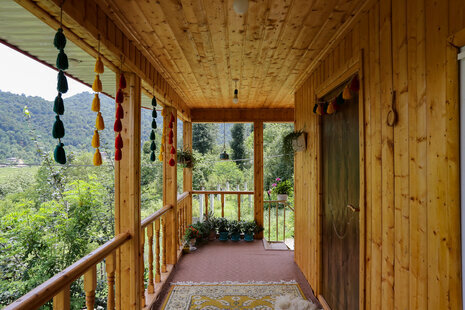 کلبه چوبی جنگلی تکخواب در ماسال