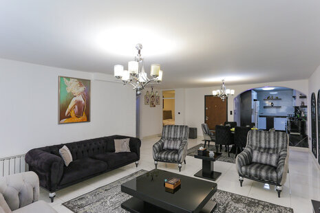 آپارتمان دو خواب مبله نقره در سعادت آباد