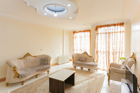 آپارتمان مبله دوخواب آسایش 3 در شهرک گلستان