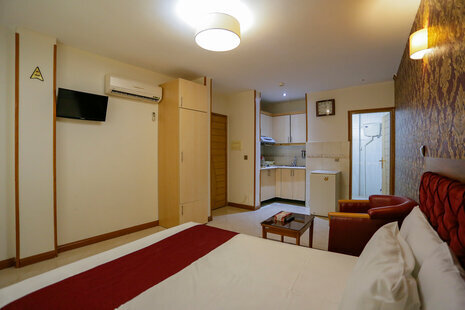 اتاق 2 نفره در هتل آپارتمان در مشهد