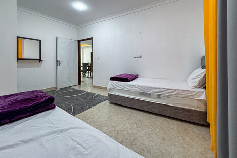 آپارتمان مبله دوخواب 4  امید ممتاز در قشم