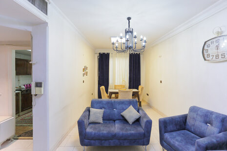 آپارتمان مبله تکخواب همکف در میدان ولیعصر