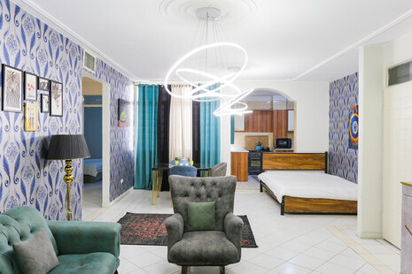 آپارتمان مبله دو خواب لوکس با جکوزی در سازمان برنامه شمالی 7