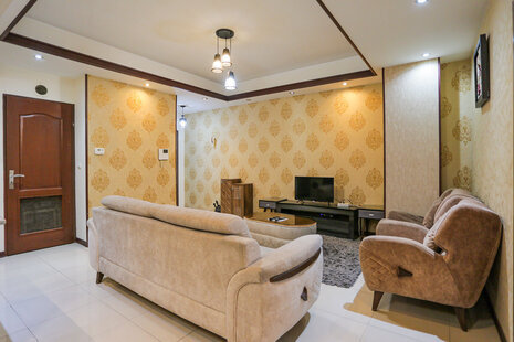 آپارتمان مبله دو خواب درمحدوده فاطمی تهران