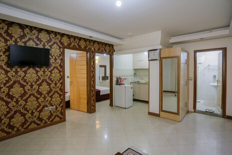 واحد دوخواب 5نفره درهتل آپارتمان درمشهد