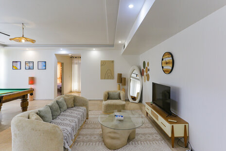 آپارتمان مبله دوخواب مراکشی ساحل 1 در جنت آباد شمالی