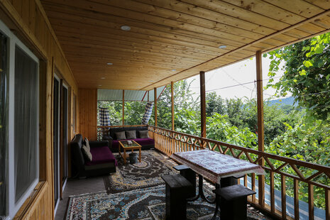 کلبه چوبی دوبلکس مبله در ماسال