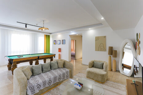 آپارتمان مبله دوخواب مراکشی ساحل 1 در جنت آباد شمالی