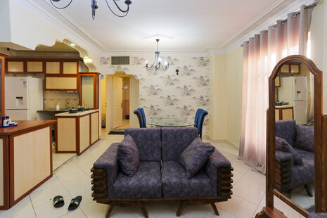 آپارتمان مبله دوخواب واحد 7 در شهرک غرب