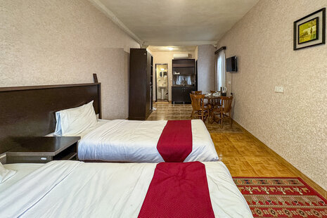 واحد تک خواب 4  نفره در هتل استخردار ساحلی قشم