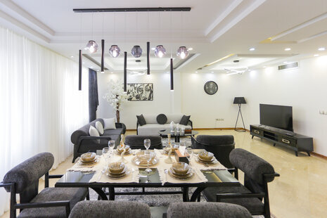 آپارتمان مبله دوخواب جکوزی دار لوکس در سعادت آباد