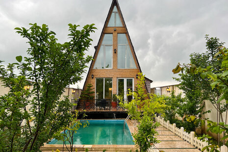 کلبه دوبلکس آرام در روستا چوبر