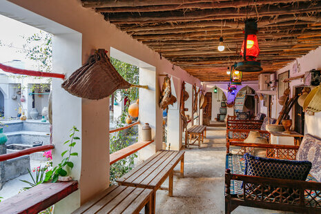 اتاق بادگیر در بومگری بندر لافت