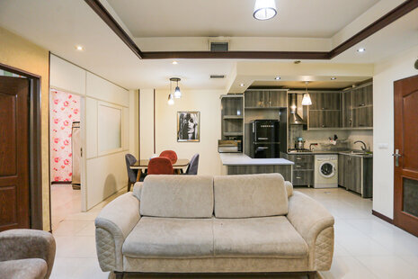 آپارتمان مبله دو خواب درمحدوده فاطمی تهران