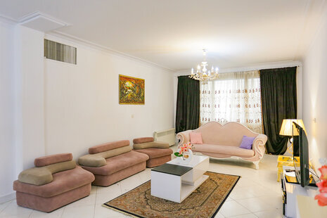 آپارتمان مبله دو خوابه سعادت آباد مروارید