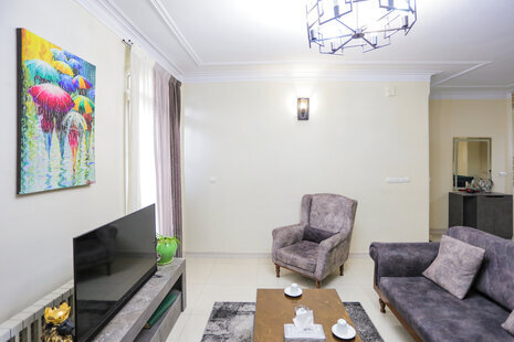 آپارتمان مبله دو خواب بیلیارد اشرفی اصفهانی کد (02)