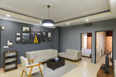 آپارتمان مبله کشاورز 65 متری 2 خواب اکونومی