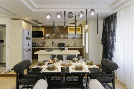 آپارتمان مبله دوخواب جکوزی دار لوکس در سعادت آباد