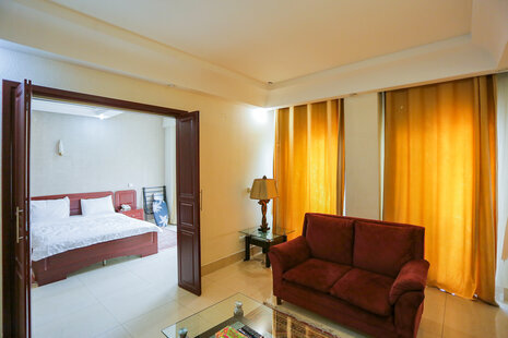 آپارتمان مبله 1 خواب استاندارد 90 متر جردن