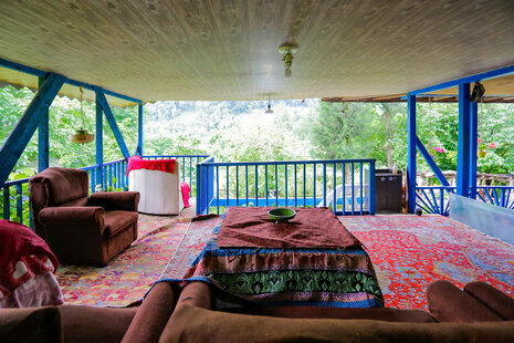 واحد دو خواب در طبقه اول باغ ویلا فومن