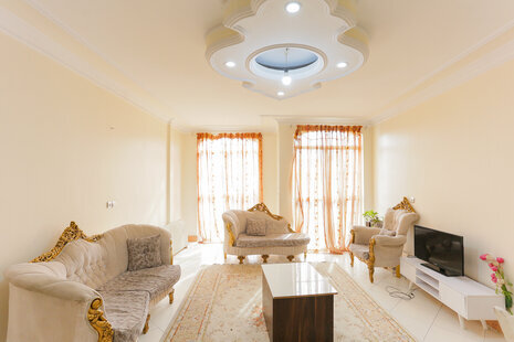 آپارتمان مبله دوخواب آسایش 3 در شهرک گلستان