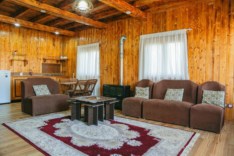 کلبه دوخواب چوبی آریسا در رامسر