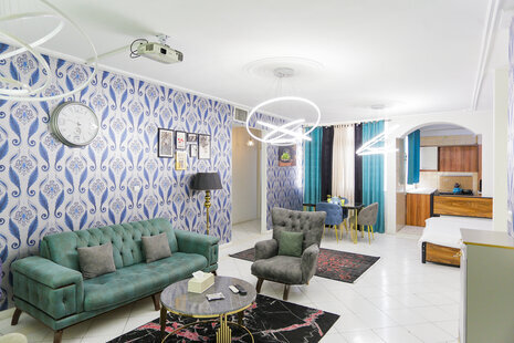 آپارتمان مبله دو خواب لوکس با جکوزی در سازمان برنامه شمالی 7