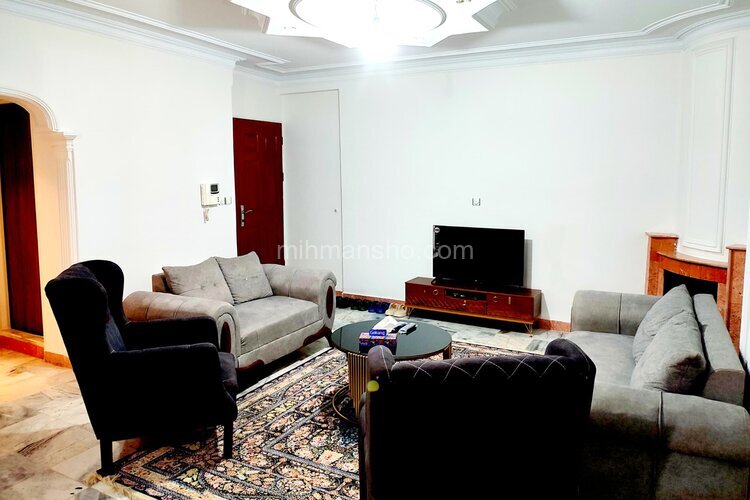 آپارتمان دوخواب مبله قائم 13 در شهرک گلستان