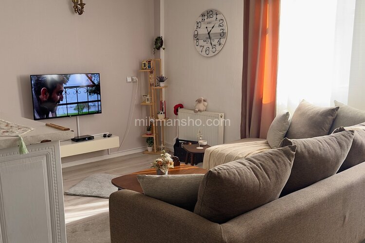 آپارتمان مبله دو خواب خانه دنج در کرج | اتاق پذیزایی