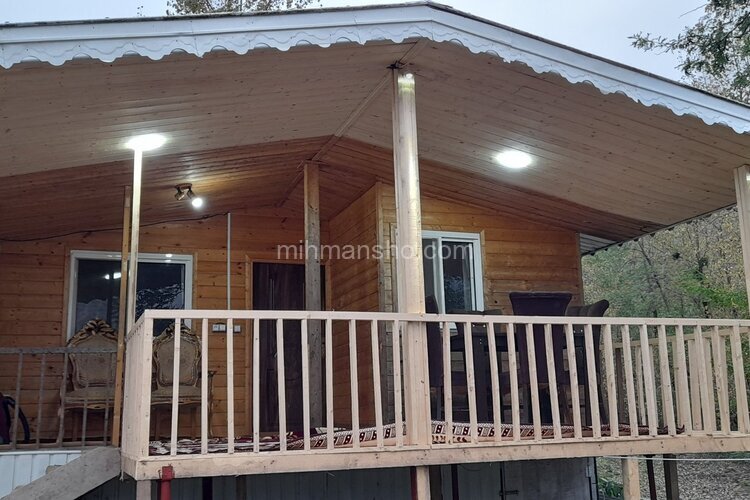 کلبه چوبی تکخواب در ماسال