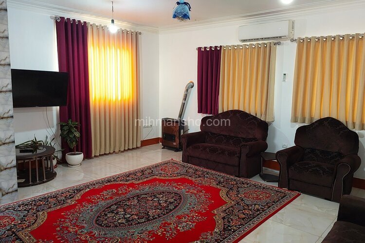 آپارتمان مبله تک خواب تراس دار در ساری