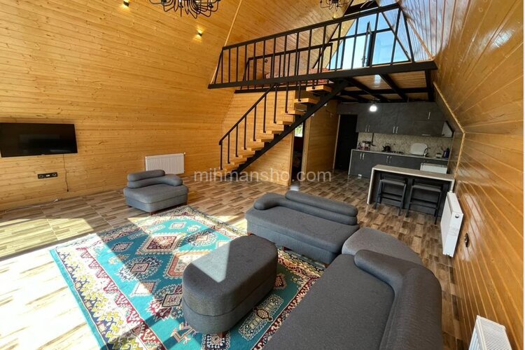 کلبه دوبلکس سوئیسی آلپ در ماسال