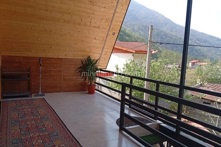 کلبه سوئیسی جنگلی دوخواب راحیل سه هزار در تنکابن