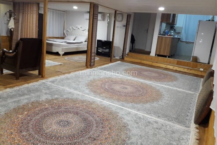 باغ ویلا دو خواب مبله در صومعه سرا