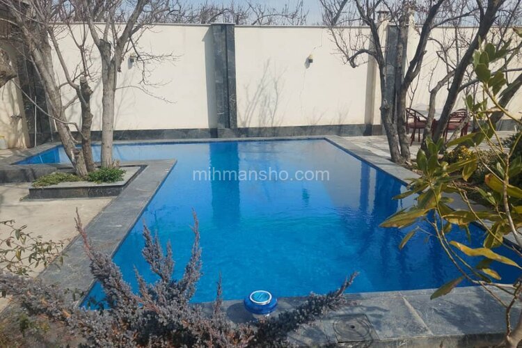 باغ ویلا استخرآبگرم دوخواب مبله در شهریار