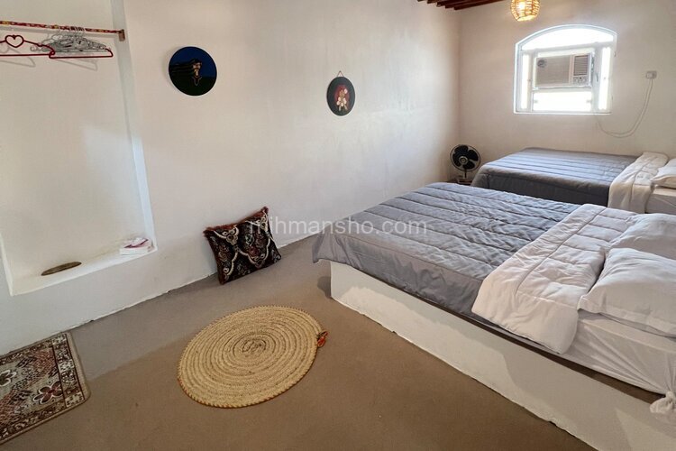 اتاق دو تخت دبل طلوع در بومگردی طبل