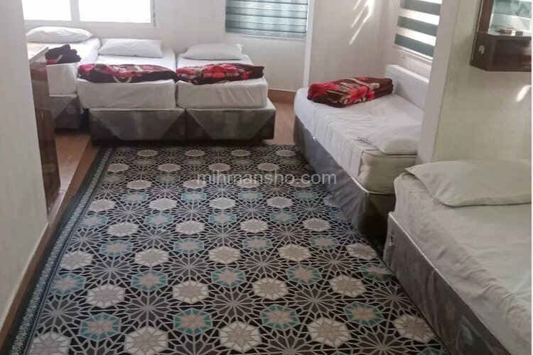 اتاق 7 تخته در مهمانپذیر مشهد