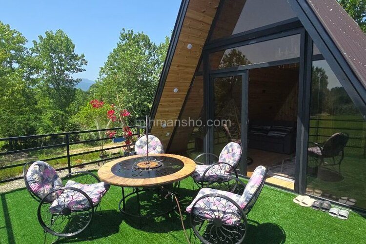 کلبه سوئیسی دوبلکس دوخواب لاکچری شالیزار در پره سر