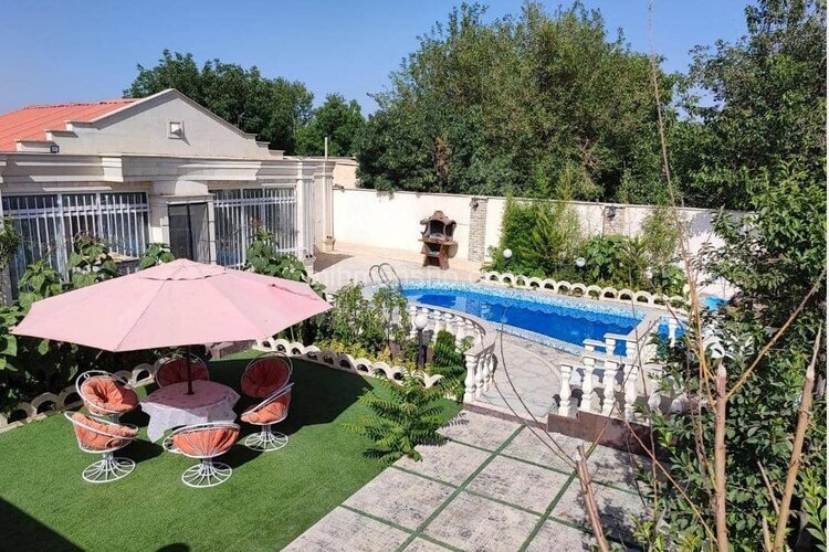 خانه ویلایی دو خواب استخردار آبگرم آرامیس در ساوجبلاغ