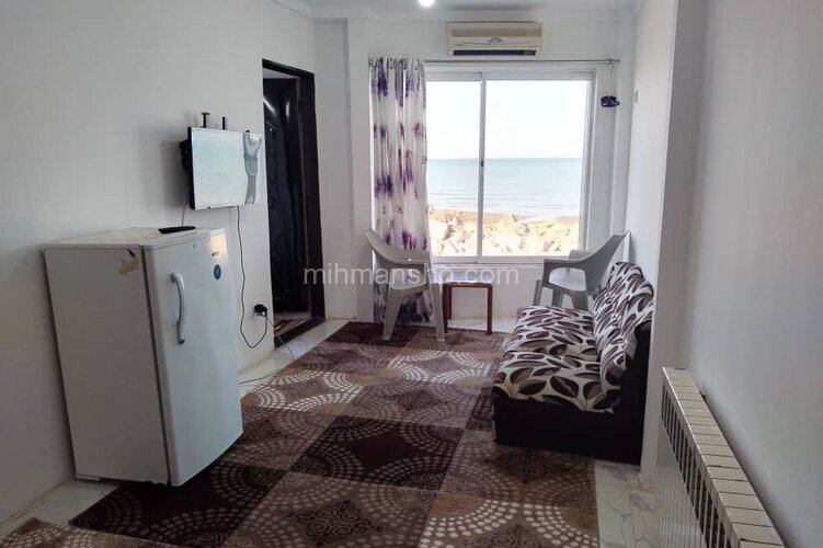 آپارتمان مبله تکخواب ساحلی واحد 5 در چالوس