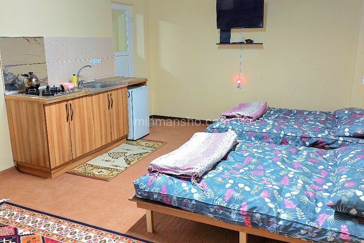 کلبه های فلت در اقامتگاه بومگردی در سوادکوه