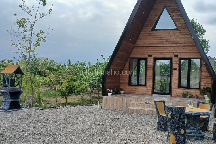 کلبه سوئیسی دوبلکس جکوزی دار مبله دوخواب در رشت