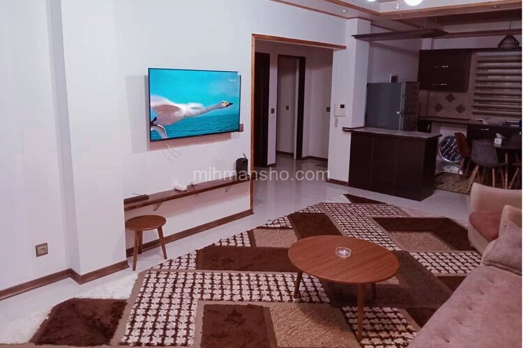 واحد مبله دوخواب دلنشین در طبقه همکف ویلا رویان