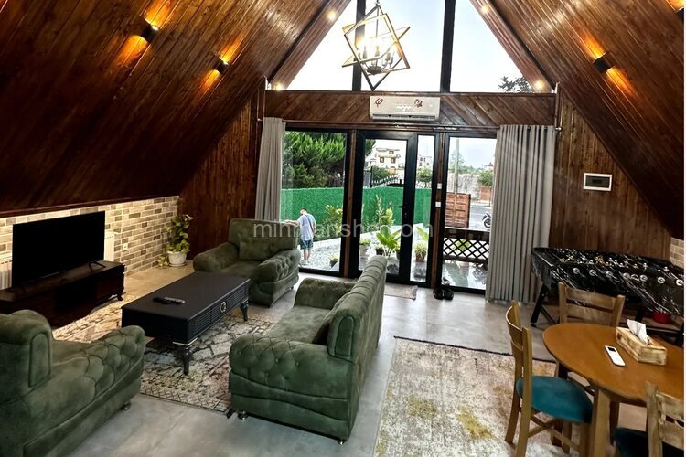 کلبه سوئیسی دوبلکس دوخواب در متل قو