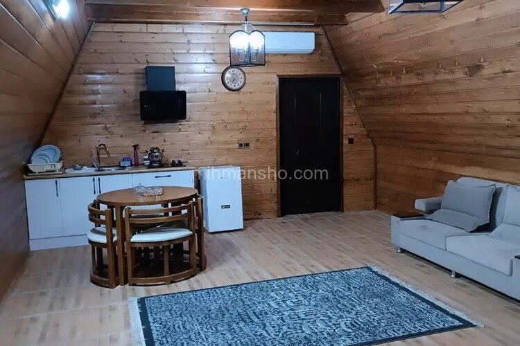 کلبه سوئیسی دوبلکس تکخواب آرمین در تنکابن