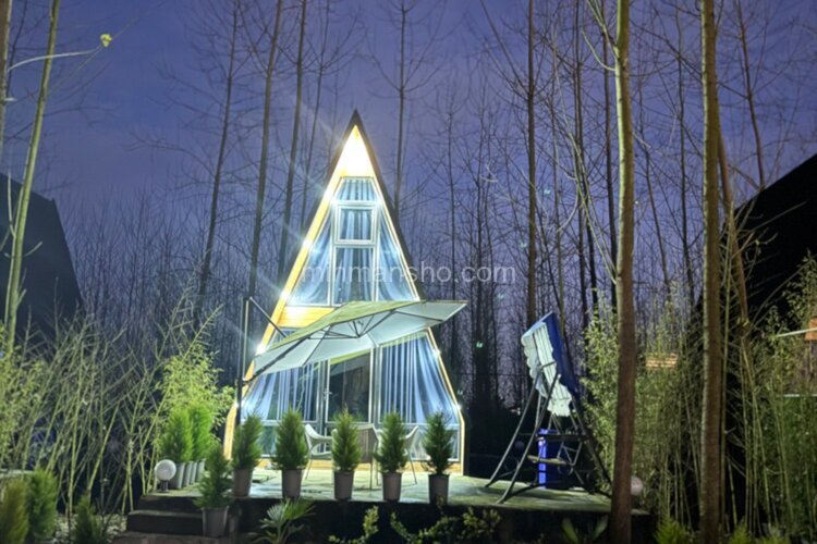 کلبه سوئیسی تکخواب مبله میجان 1 در رشت